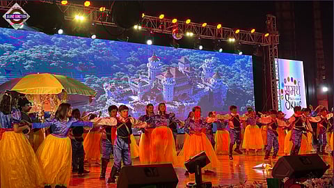 Students of Radiant International School performing during Snow White – Spectrum of Skills.