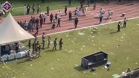 Chaos at Messi's Kolkata event