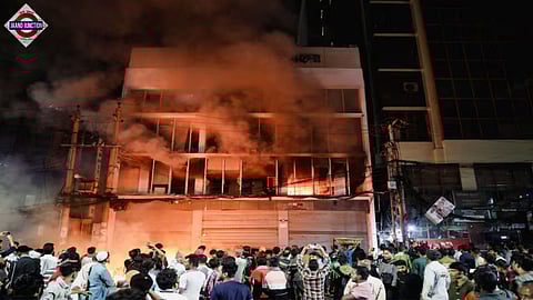 Protesters accused authorities of failing to protect Sharif Osman Hadi.