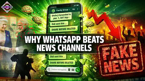Why Indians Trust WhatsApp Forwards Over News Channels | Fake News Psychology Explained