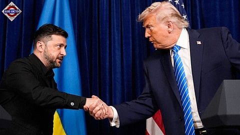 US President Donald Trump and Ukrainian President Volodymyr Zelenskyy.