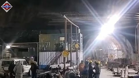 Two loco trains collided inside a tunnel at the Vishnugad-Pipalkoti hydropower project during a late-night shift change.