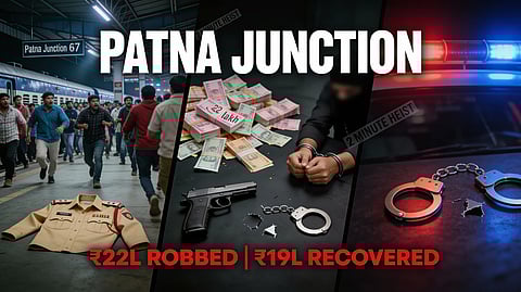 Patna Junction Fake Police Loot ₹22 Lakh in 2 Minutes: ₹19 Lakh Recovered