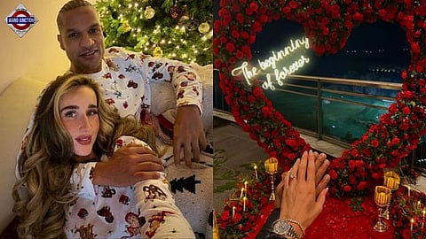 Shikhar Dhawan engaged to Sophie Shine