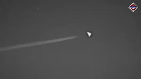 Viral Video Shows Unknown Triangular Aircraft Over Nevada Air Base In US