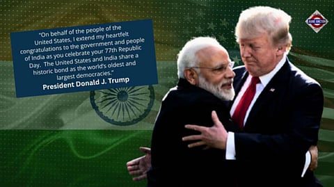 'US-India Share Historic Bond': Trump Extends Greetings On 77th Republic Day