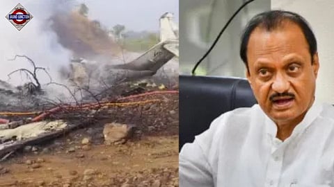 Plane carrying Maharashtra Deputy CM Ajit Pawar crashes during landing.