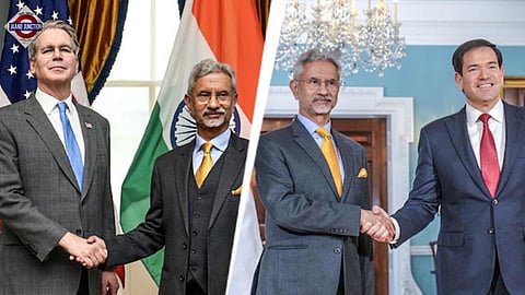 External Affairs Minister S Jaishankar held sperate talks with Scott Bessent, Marco Rubio in DC.