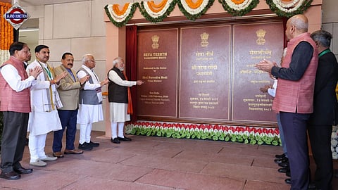 PM Modi inaugurates new office Seva Teerth