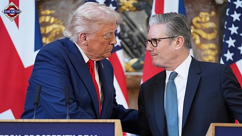 Donald Trump with Keir Starmer