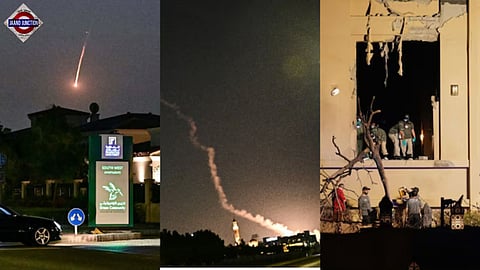 Blasts heard over Dubai, Doha for second day.