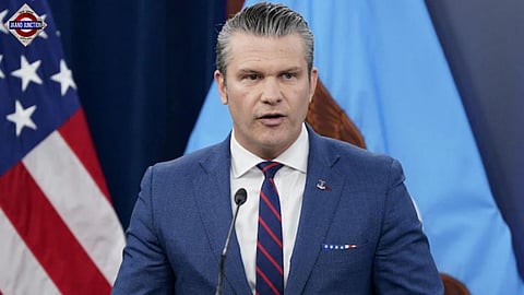 US Secretary of Defense Pete Hegseth holds a briefing amid the US-Israeli conflict with Iran.