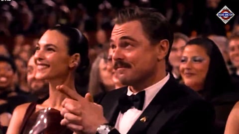 Leonardo DiCaprio and girlfriend Vittoria Ceretti make a rare appearance together at the Oscars 2026.