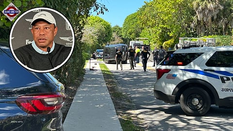 Former golfer Tiger Woods charged with driving under influence after car crash in Florida.