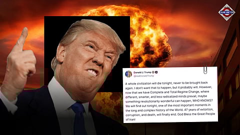 'Whole Civilization Will Die Tonight...': Trump's Fresh Warning To Iran As Deadline Looms