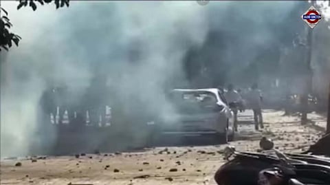 Workers’ Protest Over Pay Hike Turns Violent In Noida; Stones Pelted, Vehicles Damaged