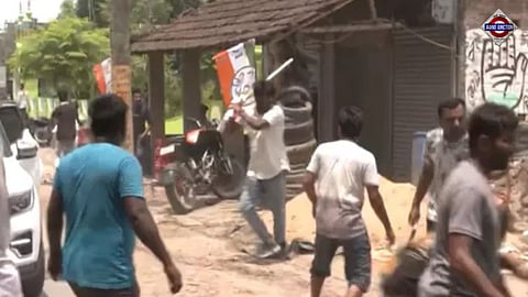 Violence in Murshidabad as TMC and Humayun Kabir Supporters Trade Blows on Polling Day