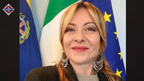 Giorgia Meloni Jhumka Post