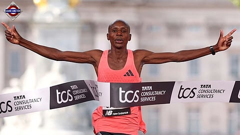 Sebastian Sawe from Kenya ran the first legal marathon under two hours.