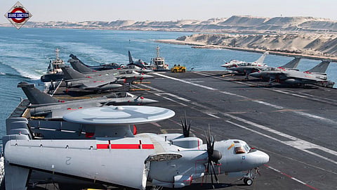 France moves aircraft carrier group toward Hormuz for possible defence