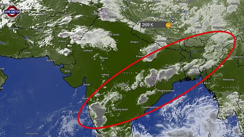 Satellite captures 3,000-km-long band of cloud from Kerala to Arunachal Pradesh