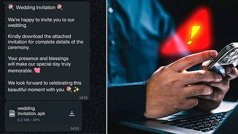 Bengaluru man loses Rs 5 lakh after downloading fake WhatsApp wedding invite