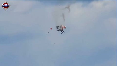 Mid-air collision of 2 US fighter jets