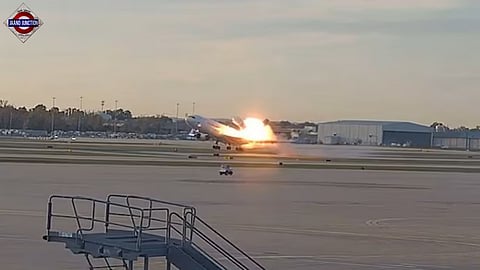 US cargo plane seen losing engine in video before crash that killed 15