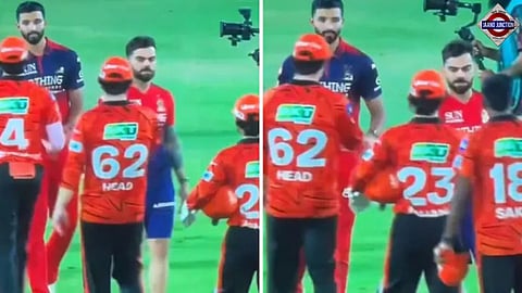 Kohli skips handshake with Travis Head