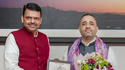 Maharashtra Chief Minister Devendra Fadnavis meets Israeli Consul General to Mumbai Yaniv Revach during discussions on a proposal to install a statue of Chhatrapati Shivaji Maharaj in Israel as a symbol of growing India-Israel ties.
