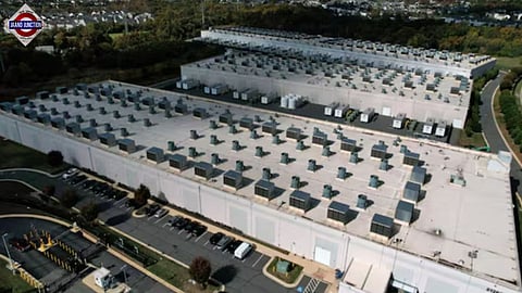 An Amazon Web Services data centre in US state of Virginia.