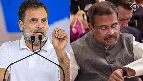 Dharmendra Pradhan has accused Rahul Gandhi of misleading NEET aspirants and creating fear among students amid the ongoing NEET UG controversy.