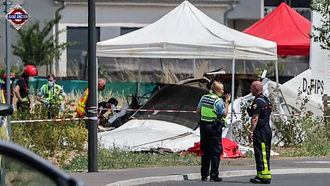 Civilian aircraft carrying skydivers crashes in France, kills 11