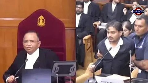 The Supreme Court declined to take action against a petitioner over his courtroom remarks, dismissing the case after considering its merits and the petitioner's condition.
