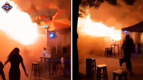 27 killed as massive fire engulfs pub in Bangkok.