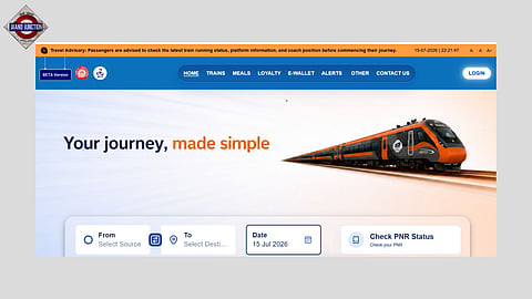 IRCTC launches new website