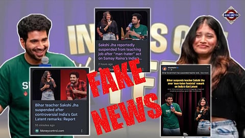 Sakshi Jha's India's Got Latent appearance divided opinion online, while Samay Raina later urged people to show kindness amid the spread of misinformation.