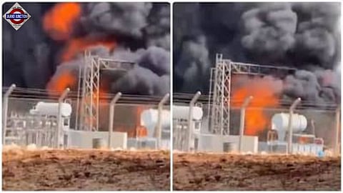Kuwait power plant catches massive fire after Iran attack