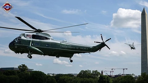 Trump’s aircraft flies in close proximity to passenger jet near Washington airport