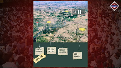 New Designated Protest Sites in Delhi