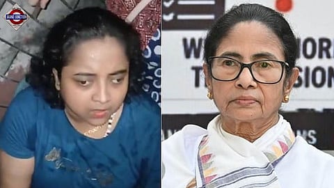 The alleged attacker after being caught by TMC workers.