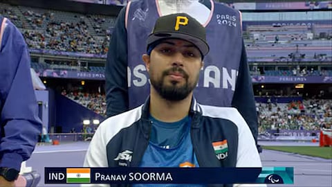 India's Pranav Soorma wins discus gold at the 2026 Asian Para Games with an Asian-record 11.66m throw.