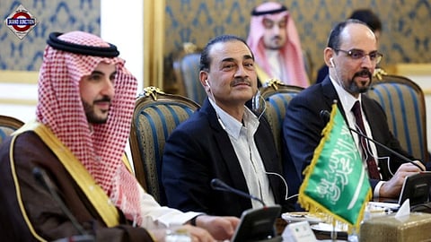 Saudi Arabia's Defence Minister Prince Khalid bin Salman, Pak's Field Marshal Asim Munir and Turkish intelligence chief Ibrahim Kalin