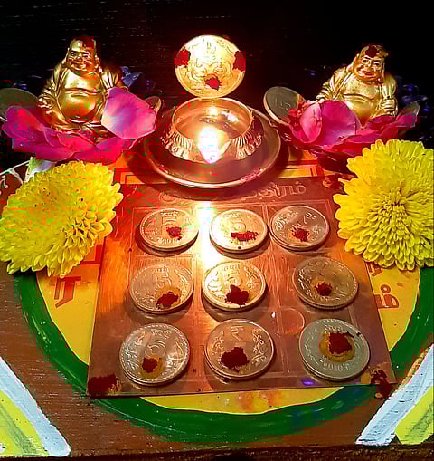 தீபாவளியில் ஸ்ரீலட்சுமி பூஜை!