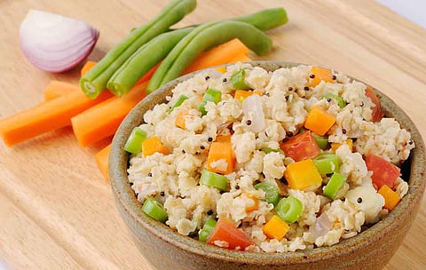 அரிசி ரவா உப்புமா