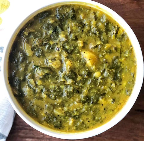 முருங்கைக்கீரை தேங்காய் குழம்பு