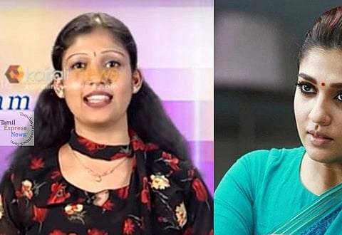 மலையாள டிவி சேனல் தொகுப்பாளினி: வைரலாகும் நயன்தாராவின் போட்டோ!