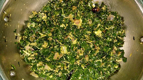 முருங்கைக் கீரை பொரியல்