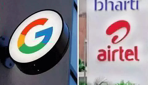 7,500 கோடி ரூபாய் முதலீடு: ஏர்டெல் நிறுவனத்தில் செய்தது கூகுள்!