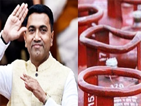 ஆண்டுக்கு 3 சிலிண்டர்கள் இலவசம்: கோவா முதல்வர் அதிரடி!